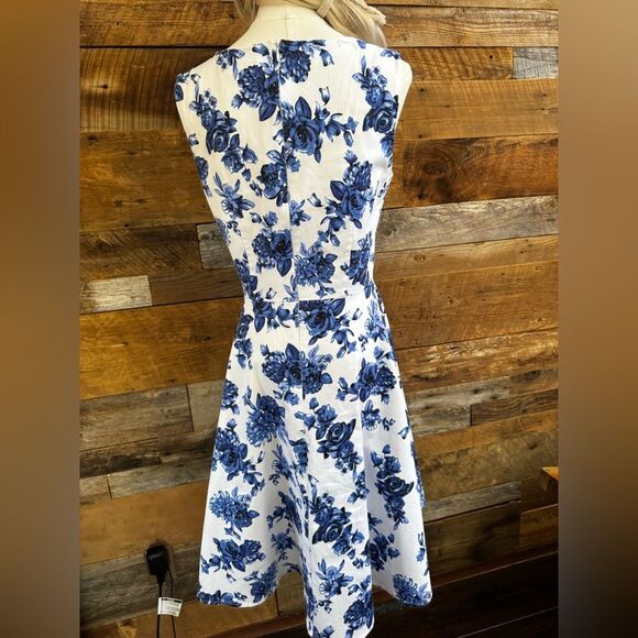 Hanpceirs Women's Boatneck Sleeveless Swing Vintage 1950s Cocktail Dress sz L - Picture 11 of 11